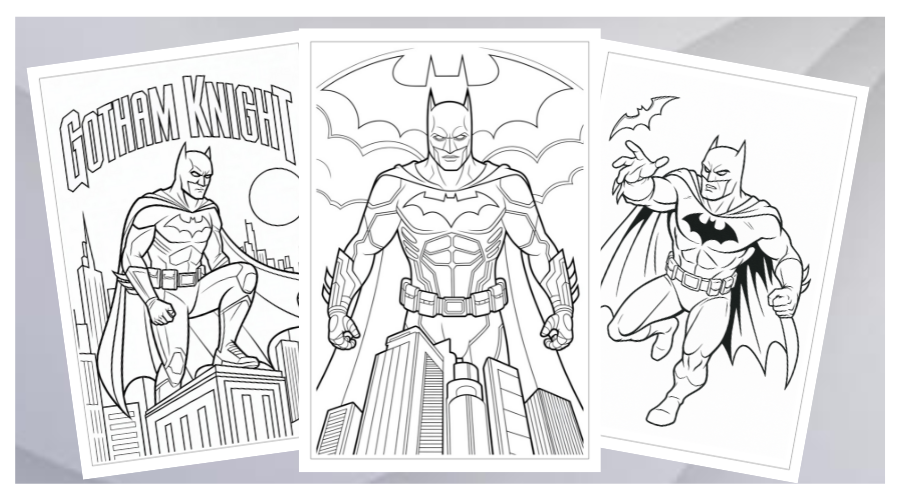 Batman Coloring Pages: Free, Fun, and Full of Heroic Adventures